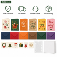 Cartes de vœux de Noël 3D Pop-up à thème de contes de fées, design original ZS-PC0246, 6 styles variés, impression numérique sur papier mat