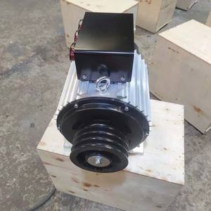 Générateur sans balais à aimants permanents <span class=keywords><strong>triphasé</strong></span> 380V 8KW, protection IP54, démarrage à distance 12A, vitesse réglable 50Hz - Product Image 1