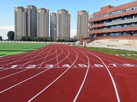 Material de Superficie para Pista de Atletismo Sintética EPDMPU Transpirable, Antideslizante, Ecológico y con Absorción de Impactos para Deportes Profesionales
