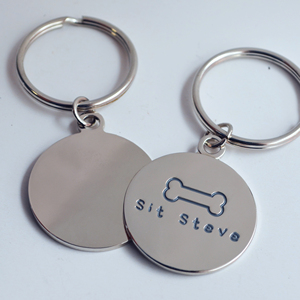 Sẵn sàng để tàu mềm men sắt Dog <span class=keywords><strong>Tag</strong></span> Keyring vòng hình dạng vật nuôi ID <span class=keywords><strong>tag</strong></span> Dog xương Keyring - Product Image 2