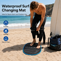 Tapis de change portable pliable et imperméable pour la natation, avec logo personnalisé, pour clubs de natation et marques