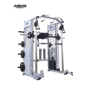 Gimnasio comercial Entrenador funcional Standing Squat Power Rack Cage Todo en uno Fitness Multifuncional Smith Machine