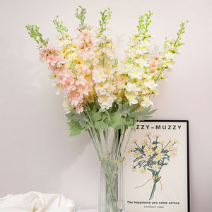 زهور الدلفينيوم الاصطناعية الحريرية عالية الجودة بألوان طبيعية متعددة للبيع بالجملة لتزيين المنزل - Product Image 2