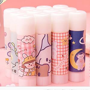 Pegamento Sólido de Alta Viscosidad con Diseño de Dibujos Animados, 9g, para Manualidades, Material Escolar y de Oficina, Barra de Pegamento PVA - Product Image 6