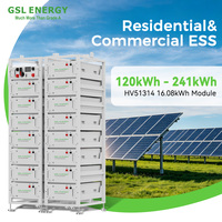 Высоковольтная аккумуляторная батарея GSL ENERGY 209 кВт·ч, 241 кВт·ч LiFePO4, 16,08 кВт·ч, модульная солнечная система накопления энергии (ESS) для промышленного и коммерческого использования