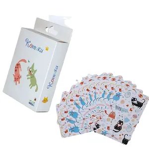 早教印刷儿童启蒙英语塑胶玩学牌扑克扑克牌