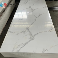 Panneau mural en PVC imitation marbre, revêtement UV, 4x8 pieds, prix de gros