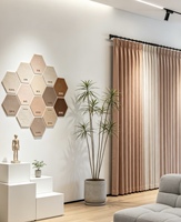 Tissu de rideau occultant personnalisé de qualité supérieure en chenille texturée super douce pour la décoration intérieure