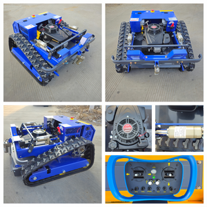 Uzaktan Kumandalı Çim Biçme Makinesi 550mm Kesim Genişliği Mangan Çelik Bıçak Yüksek Beygir Güçlü Motor Geniş Palet Tasarımı Ev/Avlu İçin - Product Image 6
