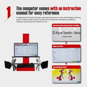 Equipo Profesional de Alineación de Ruedas 3D, Elevador de Autos de 4 Postes de Alta Resistencia, Pantalla LED Digital, Alineador de Alta Precisión, <span class=keywords><strong>Paquete</strong></span> con Garantía de 18 Meses - Product Image 5