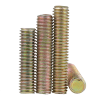 M6 M8 Galvanized Yellow Zinc Steel Furniture Connector Threaded Rods Full Thread Stud Bolt Stud Bolts and Nuts