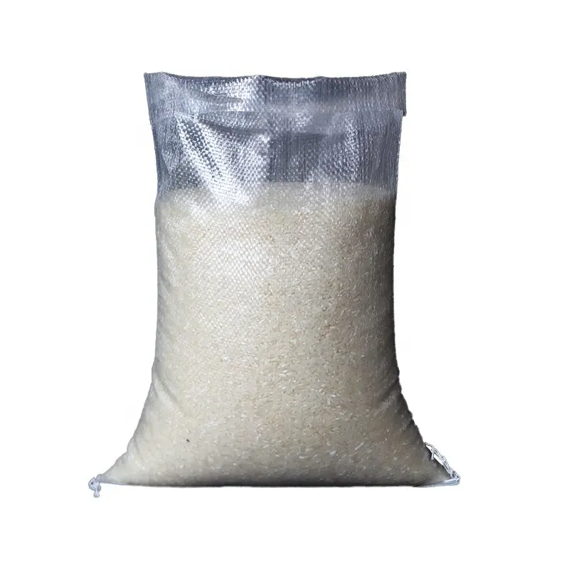 In Stock transparent 5kg 25kg woven pp bag for rice flour