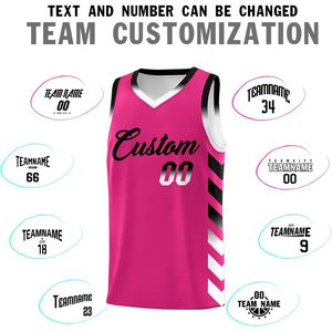 Custom Reversible Basketball Jersey Set Personalized Print Name Number Moisture Wicking V Neck Unisex Adult Team Uniform - Product Image 4