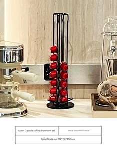 Machines à café expresso en provenance directe d'usine, combinaison de tasses en verre, ornement, décoration douce - Product Image 2