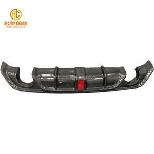 LED Phong Cách Carbon Fiber Xe Bội Thu Khuếch Tán Cho Infiniti Q60 Phía Sau Khuếch Tán - Product Image 1