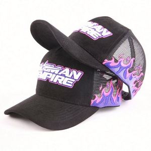 Casquette Trucker Unisexe en Daim Personnalisable avec Logo Brodé 3D et Patch Brodé en Maille – Style Hip-Hop Décontracté et Ajustable pour l'Extérieur - Product Image 5