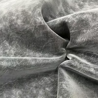 1.2MM Texture Naturelle Doux PU Velours Daim Peau Faux Cuir Rouleaux pour Sacs À Main Chaussures Rembourrage