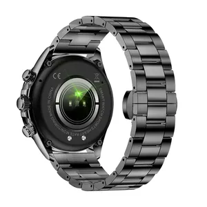 AK63 Smartwatch 2024 1,43 Zoll AMOLED-Bildschirm Gesundheitsüberwachung Blut-Sauerstoff BT-Anruf IP67 runde Sport-Smartwatch für Herren