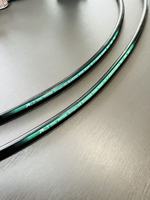 Tuyau hydraulique flexible SAE100R6 à surface lisse, 1/4 pouce, 3/8 pouce, en caoutchouc noir, pour huile et carburant, 500 PSI, basse pression, avec gaine textile tressée