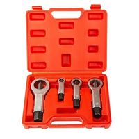 Kit d'outils de démontage d'écrous rouillés en alliage rouge – Extracteur de boulons et écrous endommagés et rouillés