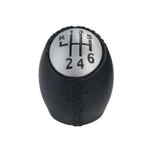 Poyracing-pomo de palanca de cambios de cuero, 6 velocidades, para Renault Megane Scenic Laguna Espace Master - Product Image 3