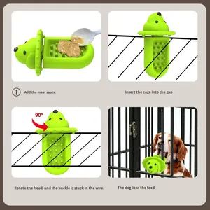 Jouet d'agitation et d'auto-entretenement pour chien en silicone écologique Som Durable Chew, 320g, motif uni - Product Image 3