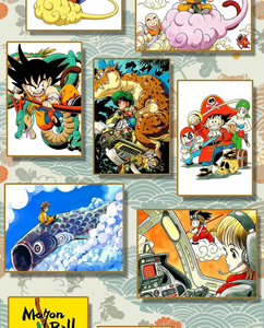 Affiche <span class=keywords><strong>Manga</strong></span> Drajon Ball Anime Artboard Son Goku Jeunesse Aventure, Impression Shikishi de Collection, Décoration Murale pour Chambre, Salle de Sport, Studio - Product Image 2