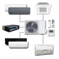 Climatiseur central multizone split type 3 4 5 tonnes Hp Conditioning Mini Vrf 24000 36000 48000Btu Climatiseur