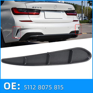แผงครอบกันชนหลัง BMW สีดำ ABS สำหรับซีรีส์ 3 รุ่น G20 G28 ซ้ายขวา - Product Image 2