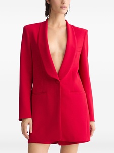 OUDINA Moda Casual Elegante, <span class=keywords><strong>Blazer</strong></span> Simples de Um Botão para Mulheres, Jaquetas e Casacos Brancos - Product Image 5