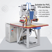 Machine de soudage haute fréquence 5KW à double tête, équipement de soudage PVC, soudeuse RF, machine de thermoscellage plastique