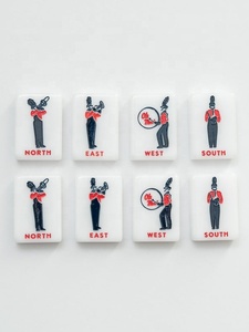 Juego de Mahjong Americano de Lujo Premium, Purdue Mississippi, 160 Piezas, Acrílico Grabado de Una Sola Capa, Portátil, <span class=keywords><strong>Westwind</strong></span> Blanco - Product Image 6