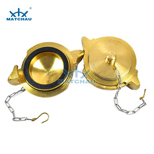 Raccord de tuyau d'incendie MATCHAU, équipement en laiton pour l'incendie, bouchon d'étanchéité, plusieurs normes pour la connexion tuyau d'incendie/vanne - Product Image 1