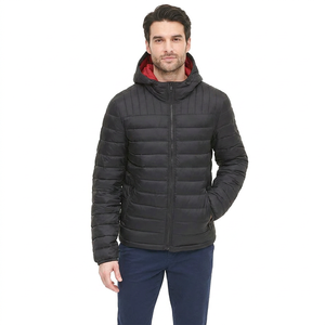 Vêtements de mode, vestes matelassées d'hiver, design de vestes matelassées à capuche, veste à bulles pour hommes - Product Image 1