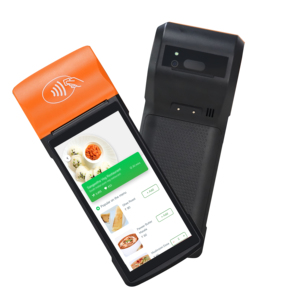 Điện thoại di động <span class=keywords><strong>Android</strong></span> POS thiết bị màn hình cảm ứng cầm tay POS 58 Mét Máy in nhiệt 6 inch 3 gam Wifi mã vạch điểm của hệ thống bán hàng - Product Image 3