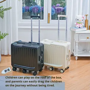 Maleta Infantil de 6 Ruedas con Diseño de Dibujos Animados y Logotipo Personalizado, Maleta de Viaje de 20 Pulgadas con Contraseña, Pequeña y Puede Usarse como Asiento, Fabricada en ABS+PC - Product Image 6