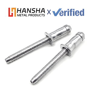 Rivets aveugles à tête dôme en aluminium à extrémité fermée, classe 4.8 ASME, 12.9 OEM, en acier inoxydable, nylon, anodisés brillants, personnalisés - Product Image 5