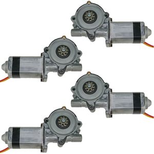 Juego de motores de elevalunas eléctricos Trq para Mercury Colony Park Grand Marquis 1989-1991, reemplazo delantero y trasero - Product Image 1