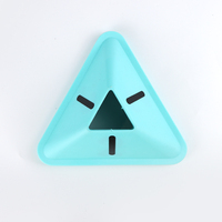 Colorful 5CM 18CM 23CM PE Triangle <strong>Agility</strong> Cones with Carry Bag Flexible Durable for Soccer Tennis Roller Skating Training