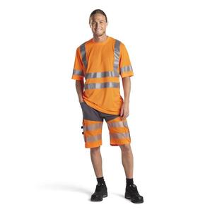 BLAKLADER - 3413100953004XL <b>Hi</b>-<b>Vis</b> t-shirt <b>Orange</b> - EAN 7330509751268 <b>HI</b>-<b>VIS</b> WORKWEAR - Product Image 3