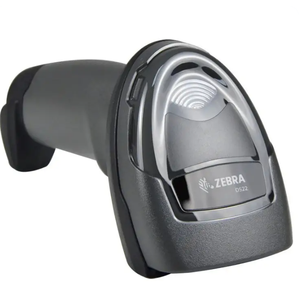 Escáner de código de barras 1D/2D portátil MT-Zebra DS2208-SR7U2100SGC blanco con soporte, USB, cableado, en stock - Product Image 1
