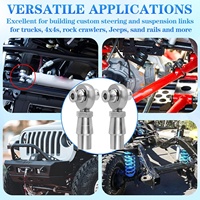 Kit de rotules Heim en Chromoly, filetage gauche/droite, 1 1/4'', 1/2, 5/8, 3/4, 7/8, 1.25 pouces, pour suspension de course et applications robotiques