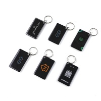 Porte-clés NFC RFID personnalisé étanche avec puce, contrôle d'accès, carte intelligente en époxy, prix usine YTS