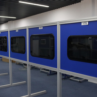 Produits les plus vendus 900*900mm caravane Double vitrage Rv Extrapolation Window FAW