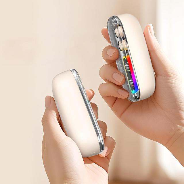 Magnetic Hand Warmer 2 Pack Electric Rechargeable Battery Portable Reusable Digital Display LED USB Overheat Protection Pocket