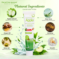 Crème capillaire noire à base de plantes personnalisée, sans ammoniaque, bio, naturelle, pour hommes et femmes, couvre parfaitement les cheveux gris, 60 ml x 2