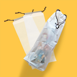 <b>Waterproof</b> <b>drawstring</b> umbrella storage <b>bag</b>, umbrella cover, semi-transparent travel storage <b>bag</b> - Product Image 1