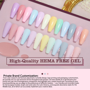 Fournitures pour <span class=keywords><strong>ongles</strong></span> en gros OEM/ODM pour salons : Gel à <span class=keywords><strong>ongles</strong></span> HEMA, Vernis à <span class=keywords><strong>ongles</strong></span> gel sans HEMA, Gel <span class=keywords><strong>UV</strong></span>/LED haute pigmentation, Gel soak-off couleur nude - Product Image 4