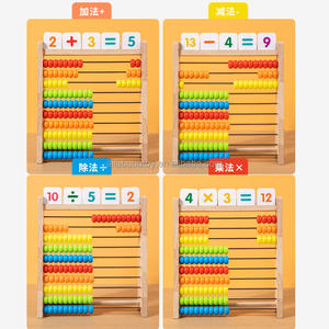 Material Escolar de Matemáticas Popular para Niños, Herramientas de Cálculo de Madera Recomendadas, Juguetes Educativos Digitales para el Desarrollo Cognitivo - Product Image 3
