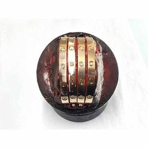 Bracciale a Cacciavite Classico con Logo di Marca in <span class=keywords><strong>Argento</strong></span> Placcato Oro di Alta Qualità per <span class=keywords><strong>Donna</strong></span> - Product Image 1